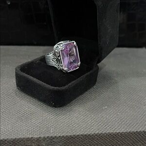 Silpada Purple Gemstone Sterling Ring